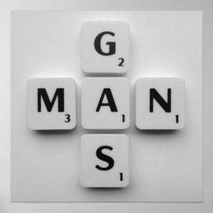 Gas Man Poster B/W