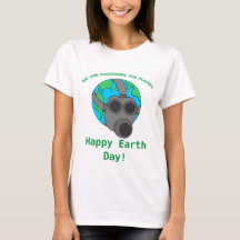 Gas Mask Planet T-Shirt