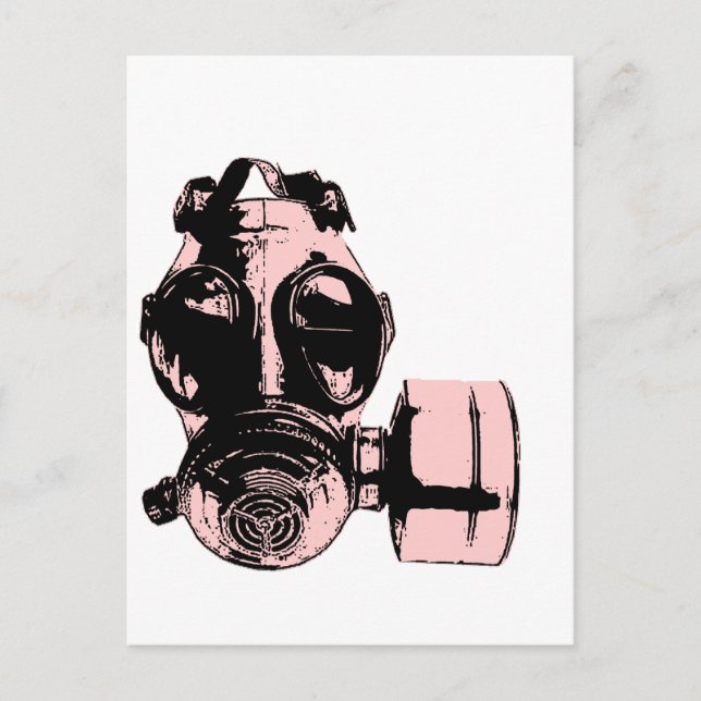 Gas Mask Postcard (Front)