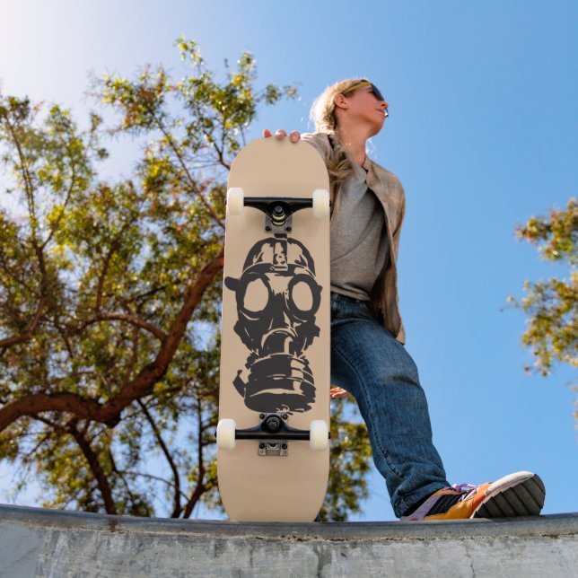 GAS MASK SKATEBOARD DECK (Outdoor 1)