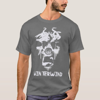 Gas mask with text Postapocalypse design Hydra cro T-Shirt
