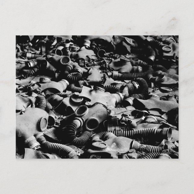 Gas Masks Postcard (Front)