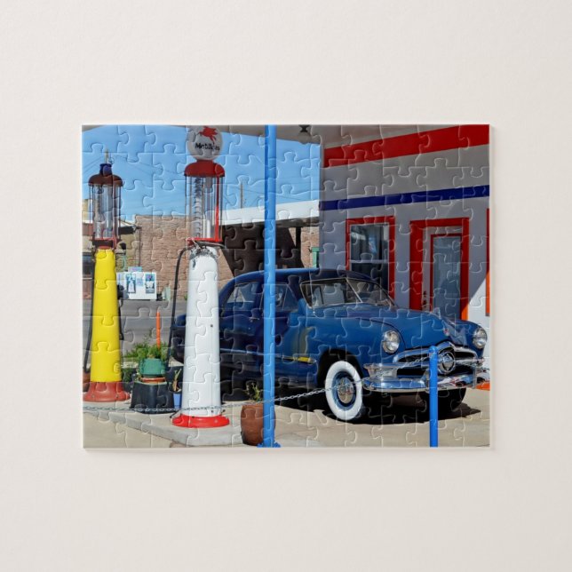 Gas on Route 66 Jigsaw Puzzle (Horizontal)