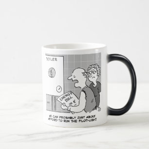 Gas Price Shock Energy Bill and Boiler Pilot Light Magic Mug