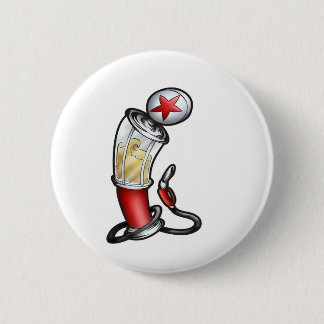 Gas Pump 6 Cm Round Badge