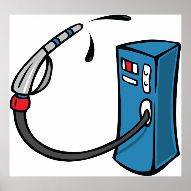 Gas Pump Poster (Front)