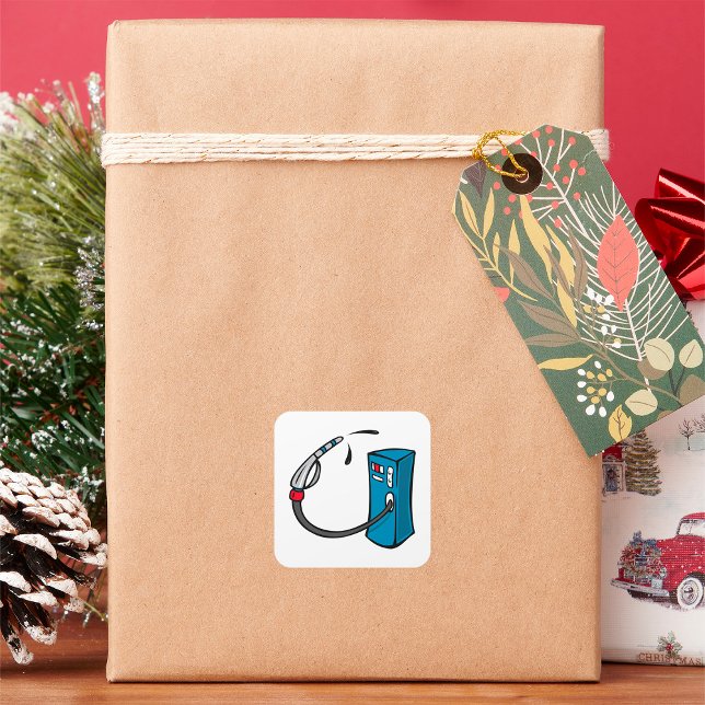 Gas Pump Square Sticker (Creator Uploaded)