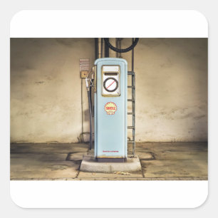 gas-pump square sticker