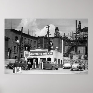 Gas Station, 1939 Poster