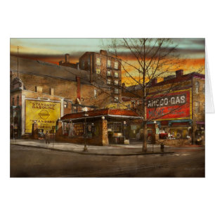 Gas Station - At the end of a day 1925