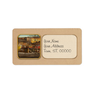 Gas Station - At the end of a day 1925 Label