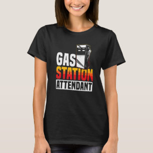 Gas Station Attendant Gas Pump Gasoline Fuel Premi T-Shirt