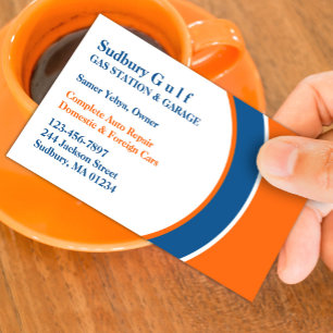 Gas Station Business Card