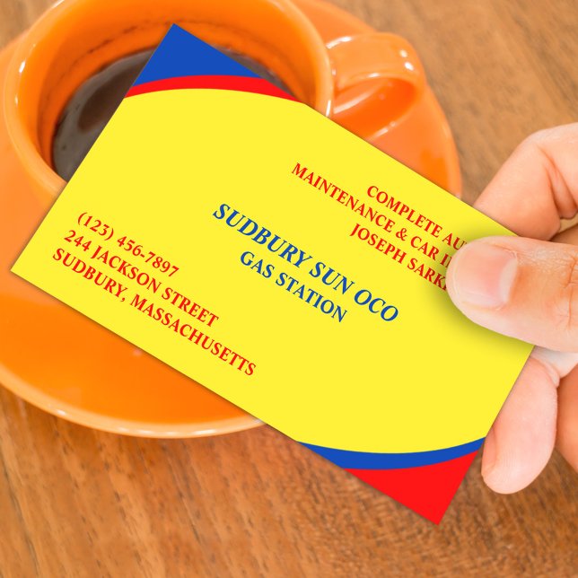 Gas Station Business Card Template (Creator Uploaded)