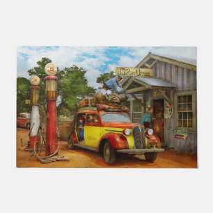 Gas Station - Fresh delivery to Pie Town 1940 Doormat