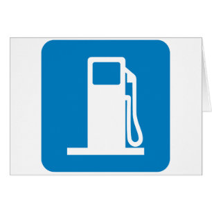 Gas Station Highway Sign