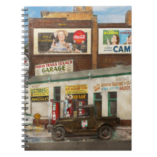 Gas Station - Indian Trails gas station 1940 Notebook