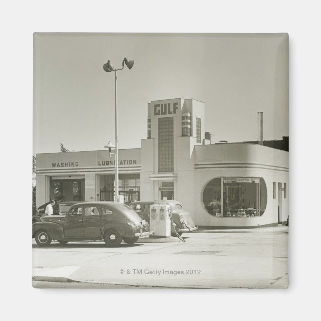 Gas Station Magnet (Front)