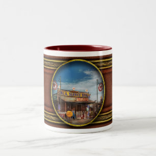 Gas Station - Oklahoma Service Station 1939 Two-Tone Coffee Mug