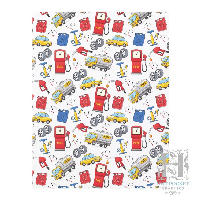 Gas Station Scrapbook Paper (Creator Uploaded)