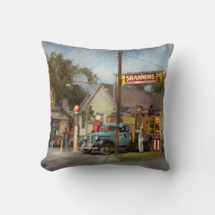 Gas Station - Shannon's super gasolines 1939 Cushion