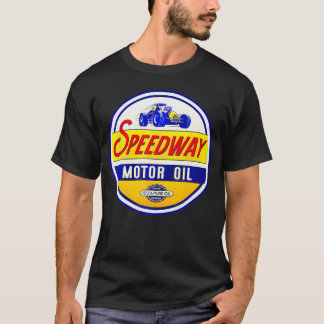 Gas Station Speedway Motor Oil Car Bike Garage T-Shirt