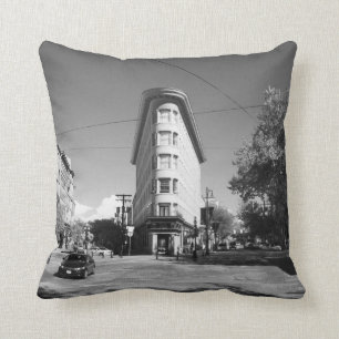 Gas Town Vancouver Cushion