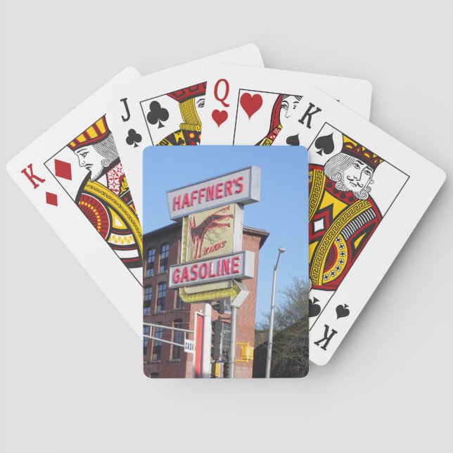 GAS UP BICYCLE PLAYING CARDS (Back)