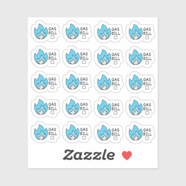 Gas Utility Bill Mini Budgeting Bujo Planner (Sheet)