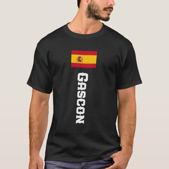 Gascon Last Name Spain For T-Shirt (Front)