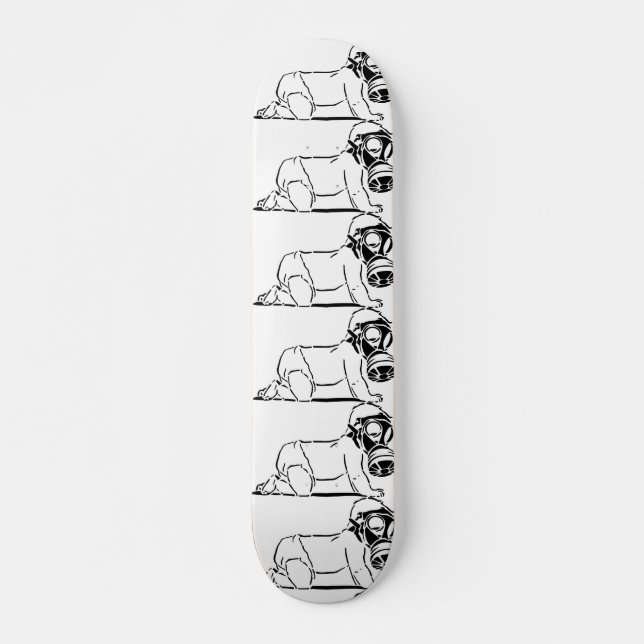 GASMASK BABY SKATEBOARDS (Front)