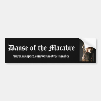Gasmask-Fashion-Fetish, Danse of the Macabre, w... Bumper Sticker