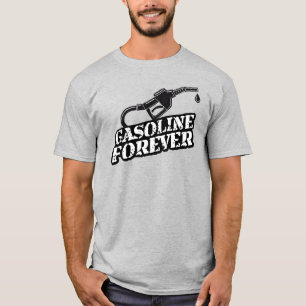 Gasoline Forever – Bold Mechanic & Car Enthusiast T-Shirt