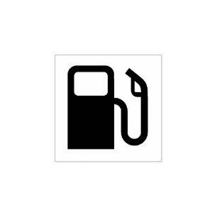 "Gasoline Pump" Rubber Stamp