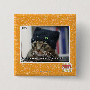 Gasp! 15 Cm Square Badge