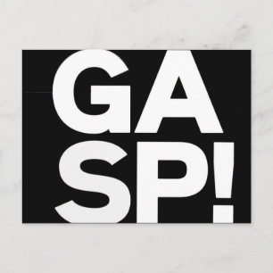 gasp postcard