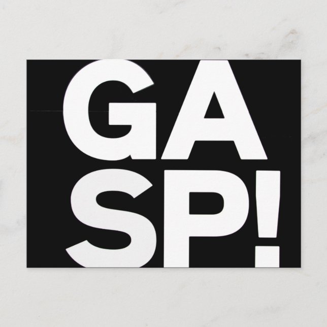 gasp postcard (Front)
