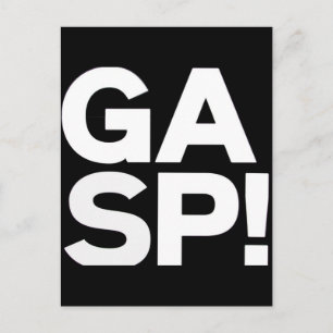 gasp! postcard