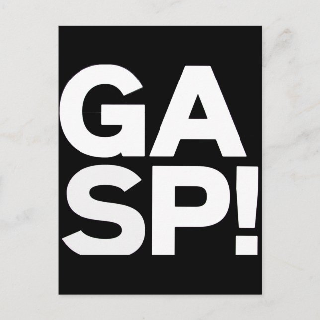 gasp! postcard (Front)