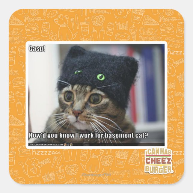 Gasp! Square Sticker (Front)