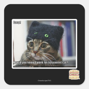 Gasp! Square Sticker