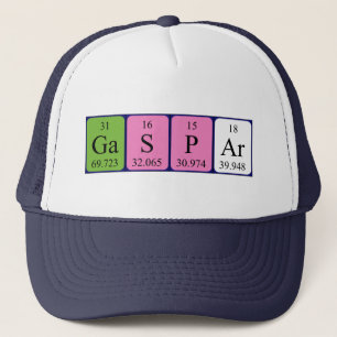 Gaspar periodic table name hat