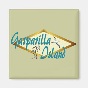 Gasparilla Island Florida beach design Magnet