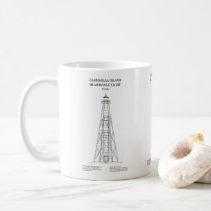 Gasparilla Island Rear Range Light - Florida - BD Coffee Mug