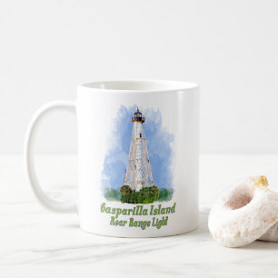 Gasparilla Island Rear Range Light - Florida Coffee Mug