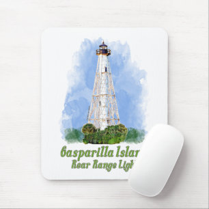 Gasparilla Island Rear Range Light - Florida Mouse Pad