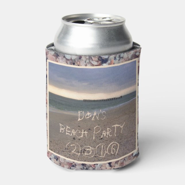 Gasparilla Island Sunset Can Cooler (Can Front)