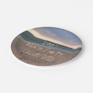 Gasparilla Island Sunset Paper Plate