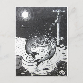Gaspingfish Postcard