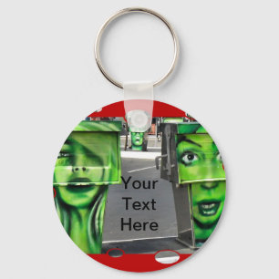 Gasps Pumps Key Ring